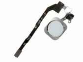White Home Button Touch ID Assembly Flex Cable Compatible iPhone 5S - #382673