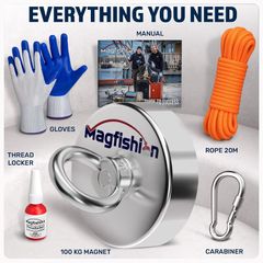Magnet Fishing Kit - 100 KG