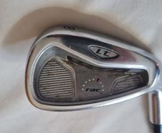 Taylormade rac LT 9 iron blue golf pride grip and metal shaft 99 cm long In excellent condition