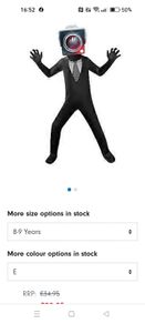 skibidi toilet camera man costume