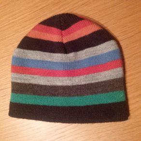 Hat Striped boys -Children -girls Winter -Beanie -Size 6-12 months
