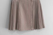 New Primark Pleated Houndstooth Check Mini Skirt
