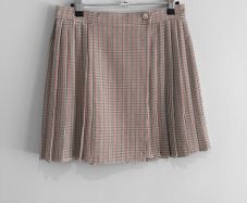 New Primark Pleated Houndstooth Check Mini Skirt
