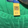 Polo Ralph Lauren Kids Cable-Knit Cotton Jumper Kids 10-12 Yrs Lime Image 6