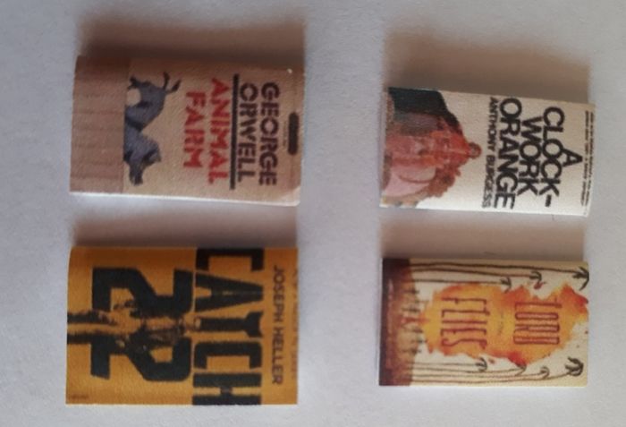 Miniature books for dolls house