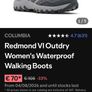 Columbia hiking shoes women size 7 Image 10