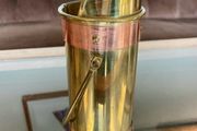 Old Dutch Design Brass Copper Long Match Stick Holder