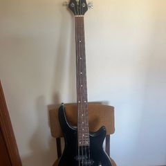 4-String Electric Bass Guitar Black