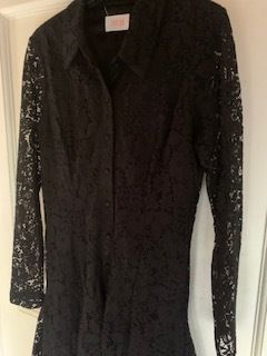 Black Savida Lace Mini Dress