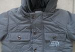 Grey Alphabet  Creations Padded Hooded Jacket 6 mths