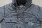 Grey Alphabet  Creations Padded Hooded Jacket 6 mths