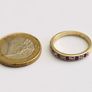 9ct Yellow Gold Ruby & Diamond Eternity Ring Image 6