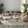 Traditional Area Rugs for Living Room - Extra Large Vintage Washable Soft Short Pile Rugs for Bedroom Classic Carpet for Kitchen Office Dining Room Non Slip Non Shedding, 200x300CM, Green Image 4