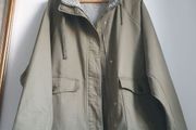 Khaki Green S.oliver Parka Size Large