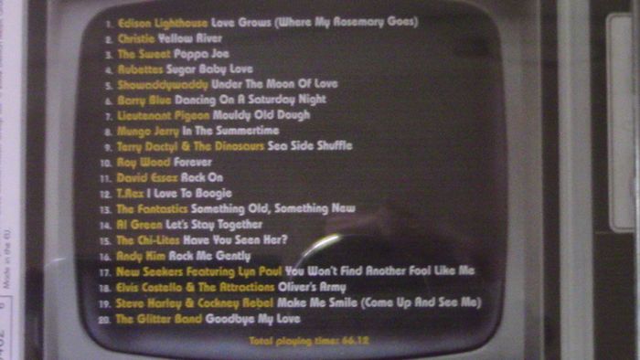 Pop Goes the 70s CD (The Sweet, Rubettes, T. Rex, etc)