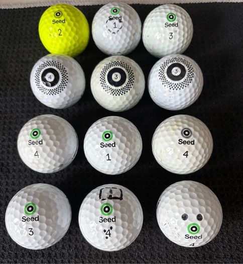 12 Seed Golf Balls