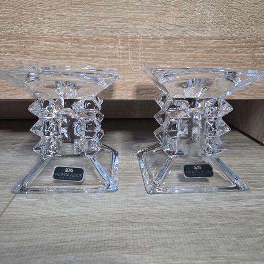 A pair of large Newgrange Candle holders