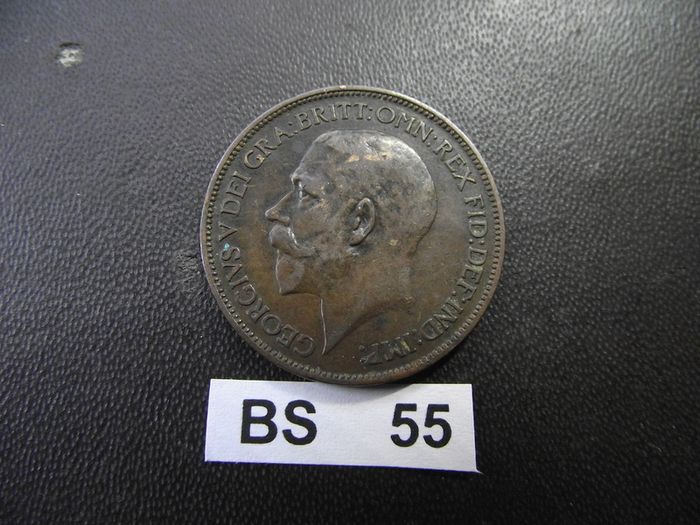 1924 Great Britain. George V. Half Penny