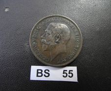 1924 Great Britain. George V. Half Penny