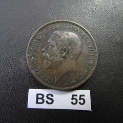 1924 Great Britain. George V. Half Penny