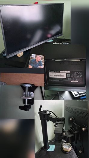 Computer  27"Full HD Monitor + Adjustable Monitor Arm