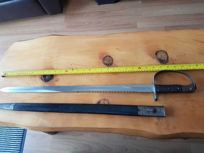 Martini Henry bayonet and scabbard