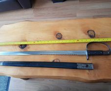Martini Henry bayonet and scabbard