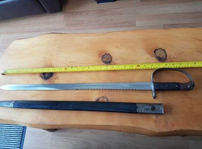 Martini Henry bayonet and scabbard
