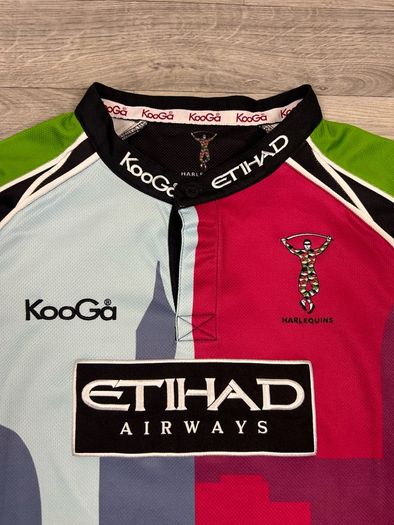 Vintage 2010 Harlequins Rugby London Jersey Shirt Mens 4XL