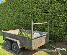 Trailer 8x4 twin axle