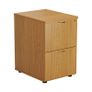 Wooden 2 Drawer Filing Cabinet Image 6