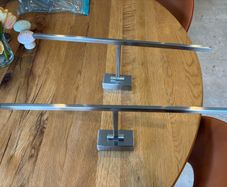 Pair of LED Picture Lights 18" Brushed Chrome