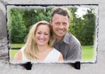 LARGE Approx A4 Photo Slate 30x20CM