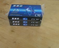 3 Vintage BBC FX 90 Blank Cassette Tapes Type I Normal Bias C90 Sealed