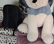 Large stuffed dog