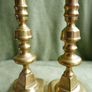 Antique Victorian Candlesticks, Two Vintage Brass Candlesticks , Table or Mantle Decor, Vintage Brass candlesticks Image 2
