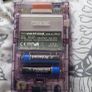 GameBoy Colour Translucent Purple with 2 games Image 2
