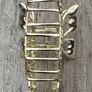 Silver Studded Music Treble Clef Long Butterfly Claw Clips Image 7