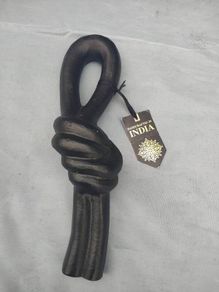 Artisan Large Cast Metal Rope Knot