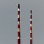 Poolbeg Chimneys, Dublin, 4x4in framed print by artist Helen Mathews Image 2