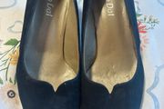 Van Dal Black Suede heels uk6