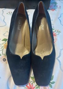 Van Dal Black Suede heels uk6