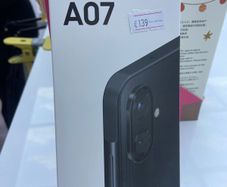 Samsung A07 with charger