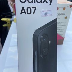 Samsung A07 with charger