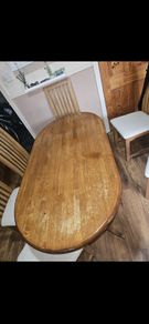 kitchen table and chairs need gone asap.  Solid table