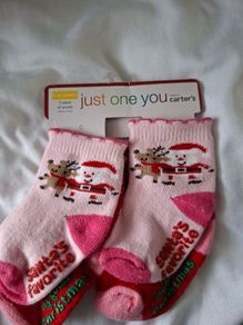 Carter's 1st Christmas socks