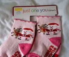 Carter's 1st Christmas socks