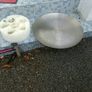 Big centre table candle and tray Image 4