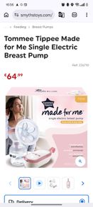 Single electric breast pump