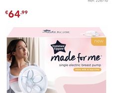 Single electric breast pump